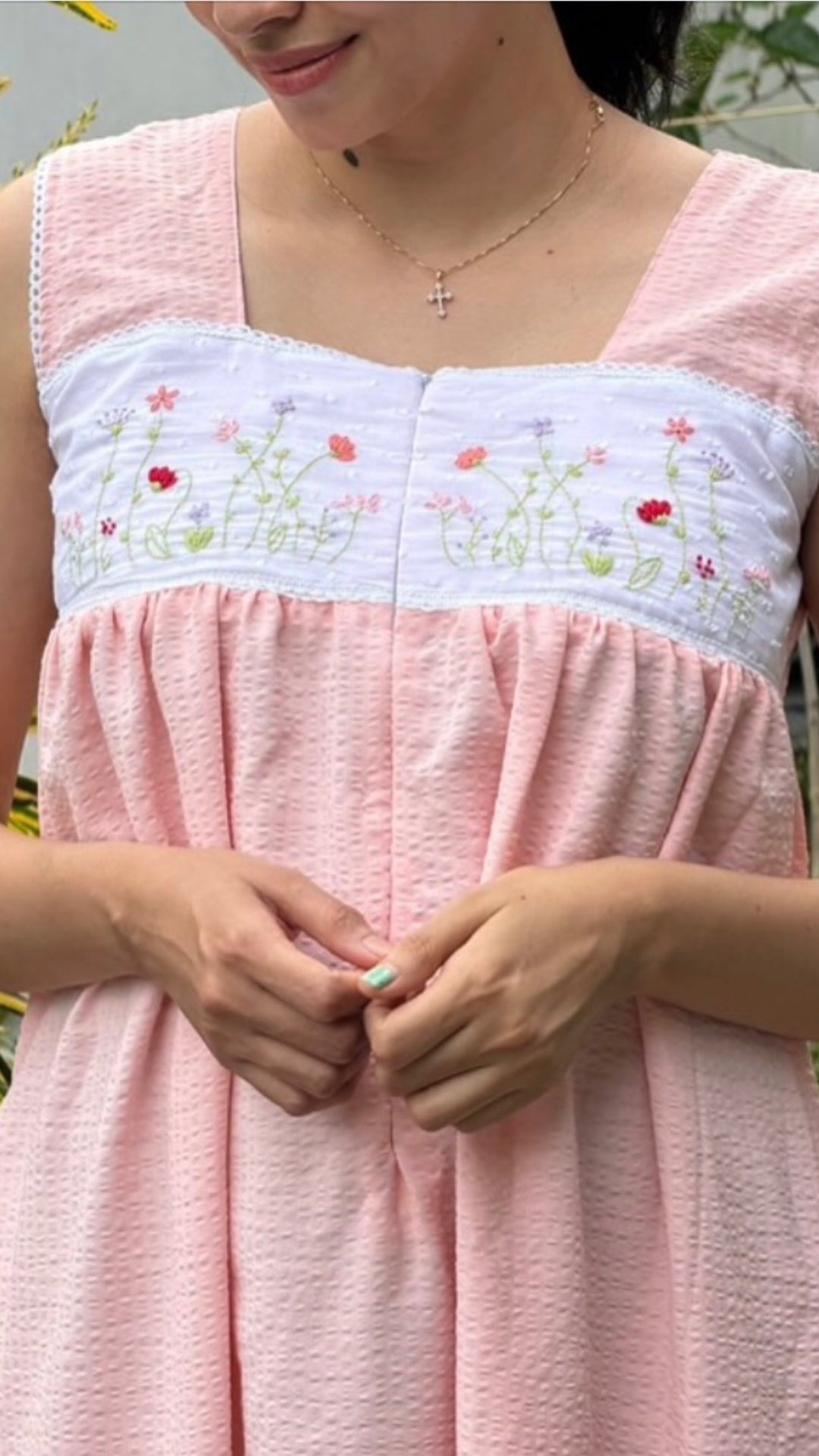 Pastel Peach Shadow dress