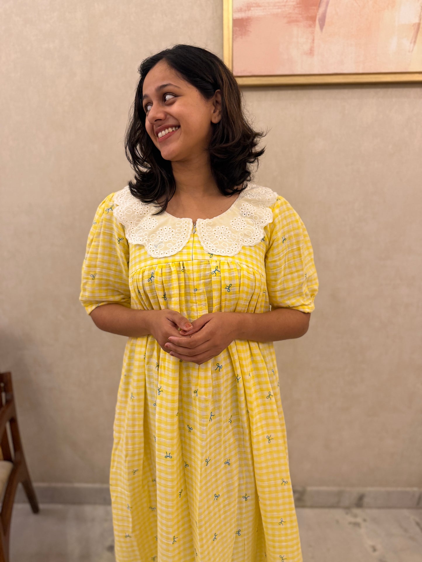 Yellow Dazzling dress