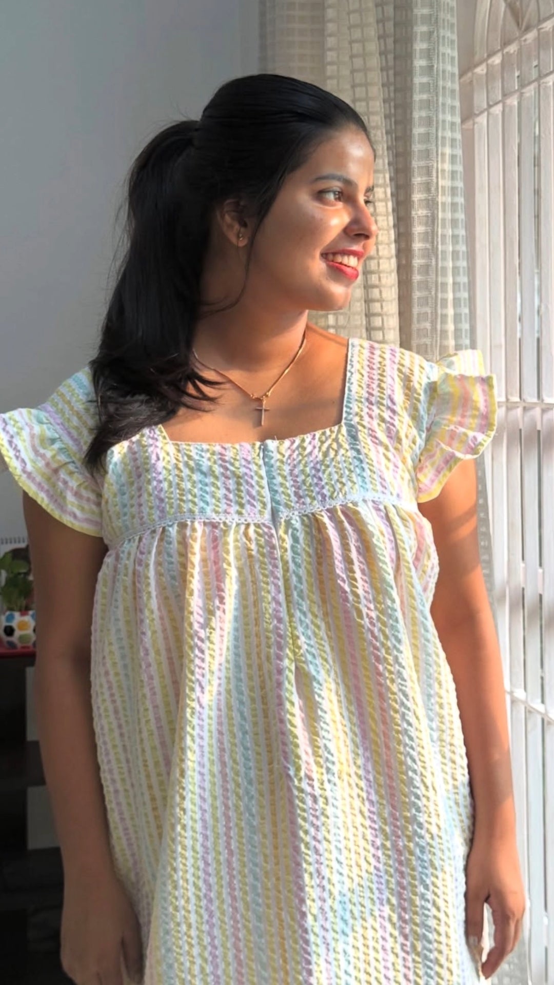 Yellow candy dress