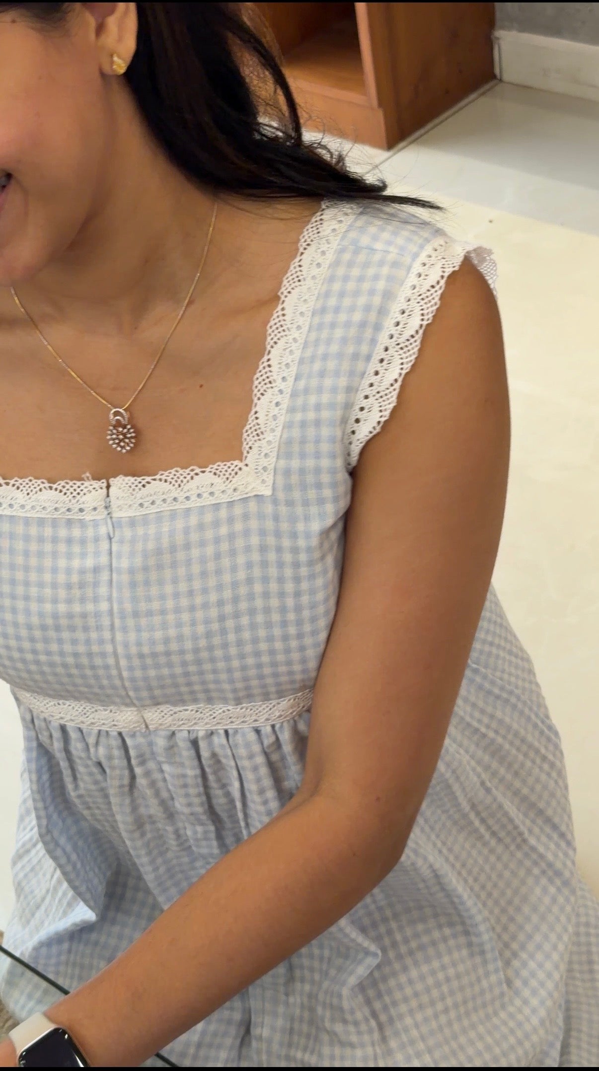 Blue Lace Dress