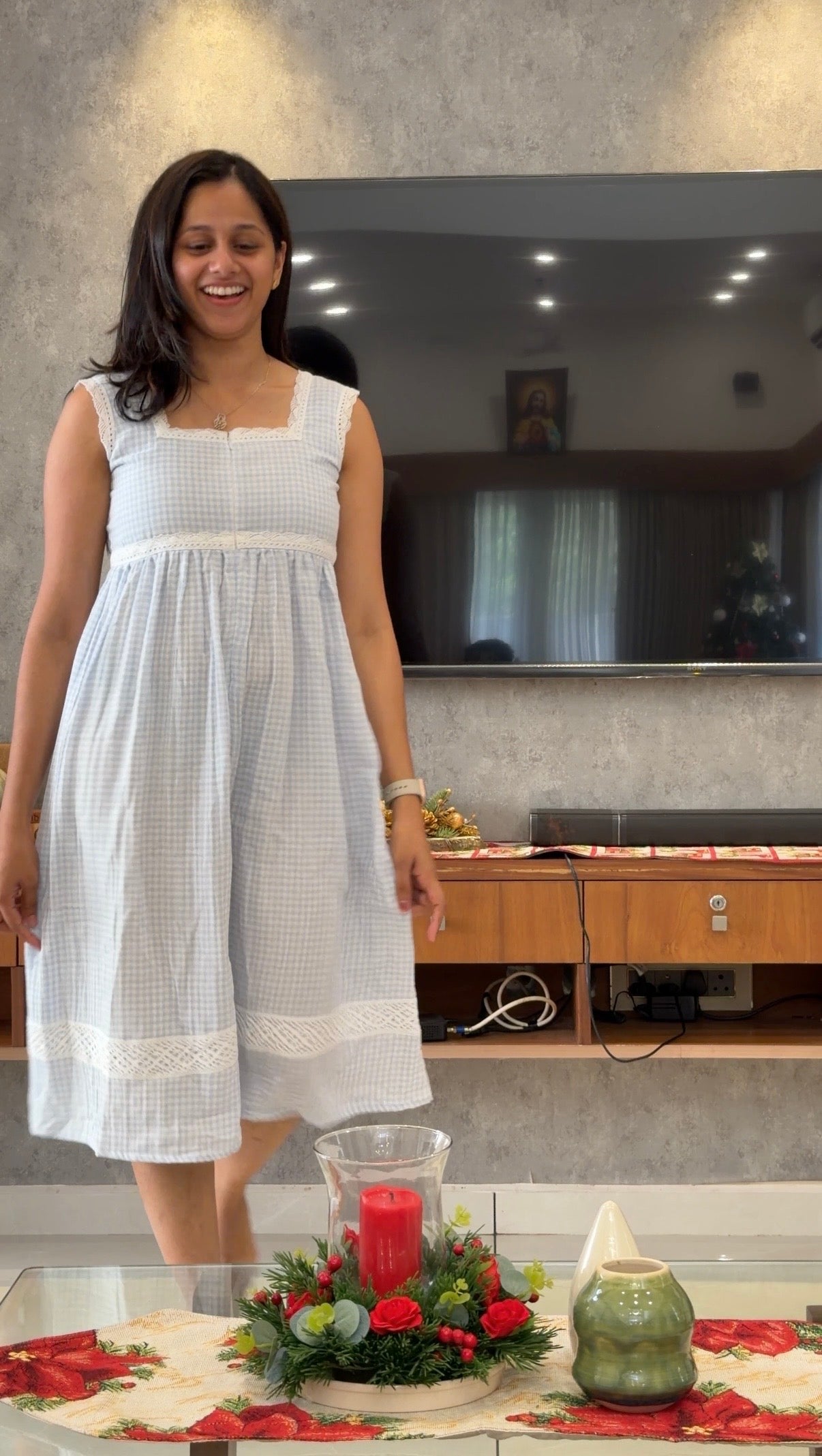 Blue Lace Dress